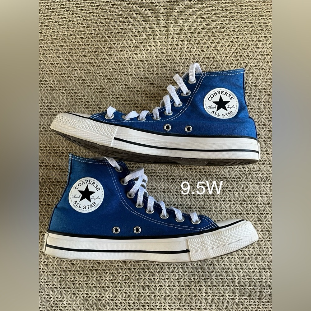 Used Women Blue Converse